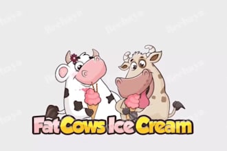 draw an eye catchy mascot, animal cartoon character