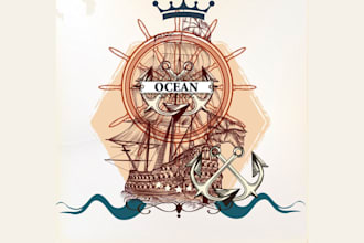 design high quality nautical logo with unlimited revision