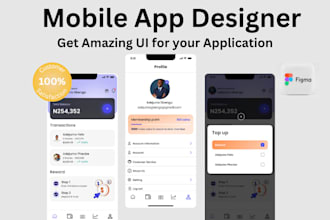design wireframe, UI UX design for mobile app in figma, and prototype