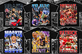design 90s vintage bootleg rap tshirt custom your style