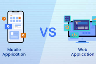 develop your custom mobile web app android, ios, web