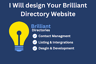 design brilliant directory website, directory website, brilliant directory