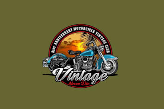 design high quality mc, biker, motorcycle logo with unlimited revision