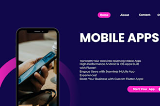 be your flutter developer build top android and ios apps with firebase