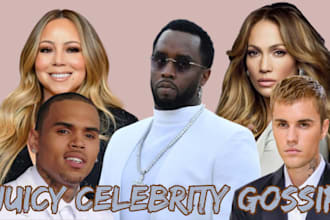 write juicy youtube celebrity gossip documentary video script celebrity news