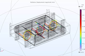 do complex 3d design, fea, thermal and winding analysis on comsol