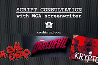 meet to consult on your story, writing, or screenplay