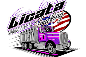 design wonderful truck logo