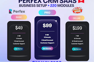 expert perfex saas module setup with 220 modules