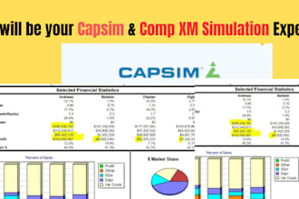 do and help with capsim simulation rounds compxm reports and capstone foundation