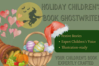 write your holiday childrens book