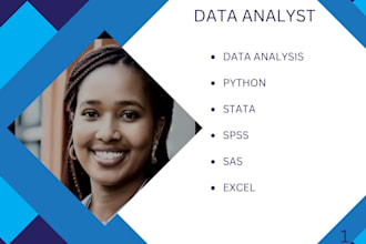 write statistical data analysis, r coding spss, stata, sas, python programming