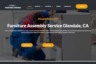 furniture assembly, deck and fence construction, cabinet, handyman website