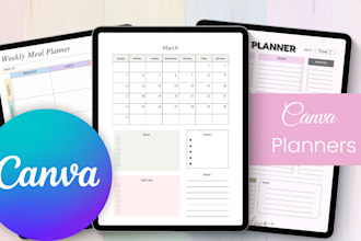 design 2025 canva editable digital planner,  finance planner, canva ebook