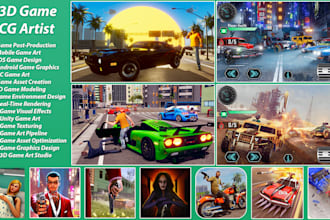create eye catching banners, icons, and renders for games