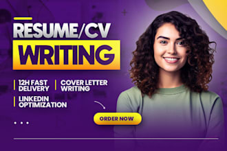 do professional resume writing, cover letter and  linkedin optimization