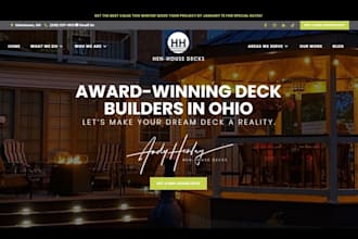 design contractor, construction, commercial roofing, drywall website