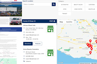 do wp store locator, location landing pages for local SEO ranking google map API