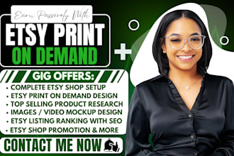 set up etsy print on demand shop, etsy print on demand etsy shop set up