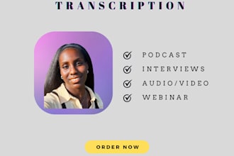 transcribe audio and video