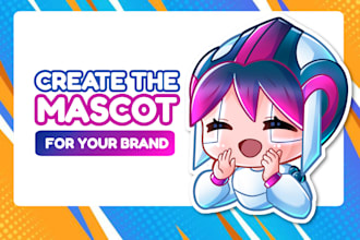 draw a unique mascot and cartoon design for you