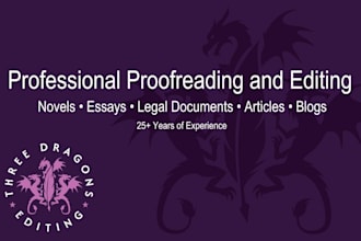 be your editing and proofreading partner