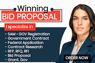 rfp rfq bid proposal government contract capability statement tender rfi samgov