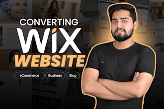 do wix website design or redesign ecommerce, blog, portfolio business site setup