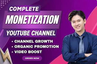 do organic youtube video and channel promotion for monetization