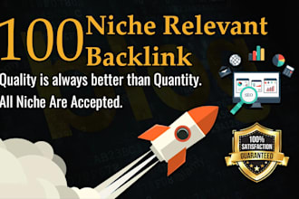 do 75 pure and unique niche relevant seo backlinks naturally