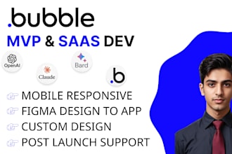 design or redesign mvp and custom app or website layouts on bubble io