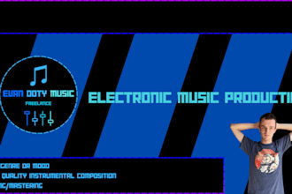 compose instrumental electronic, edm, dance, or chill music for you