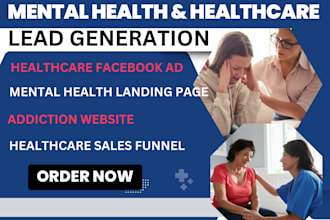 get mental health, addiction, fitness, lgbtq, healthcare leads via facebook ads