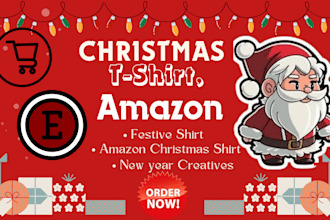 create unique tshirt designs for etsy christmas shopify and amazon