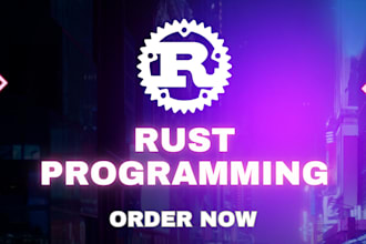 do rust programming with rust language, python and javascript