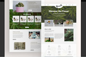 get you cbd website design, cannabis, marijuana website, hemp store website