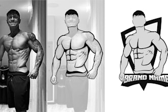 design gym fitness and sports logo