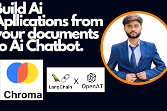 develop ai chatbot with chatgpt llm openai lagchain chromadb pincone