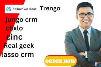 setup lasso crm trengo cinc real geek jungo crm resimpli clixlo follow up boss