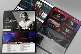 design epk, media kit, press kit, one sheet, business flyer, event flyer, poster