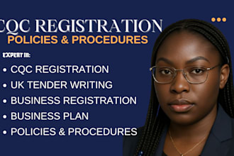 write policies and procedure, cqc compliance business plan for cqc registration