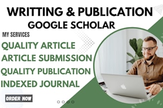 write and publish articles in google scholar peer reviewed indexed journal
