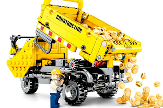 do custom 3d lego design, lego technics, lego model, moc, manual instruction xml