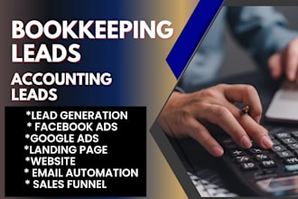 generate pre qualified accounting leads book keeping leads tax leads