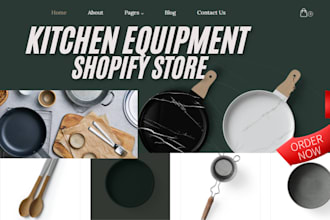 design kitchen appliances shopify store kitchen equipment accessories website