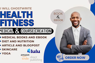 write health and fitness, medical book and ebook, wellness, self help nutrition