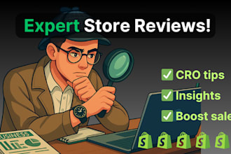 review and optimize your shopify store to boost conversions and sales