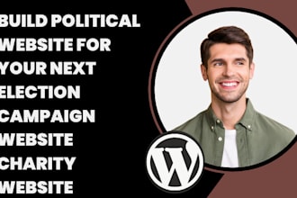 build political website election website campaign website donation website