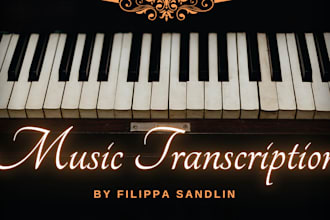 create sheet music for any song