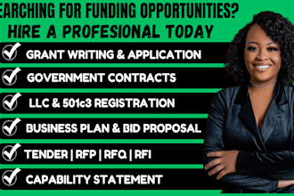 do grant writing government contracts bid proposal rfp